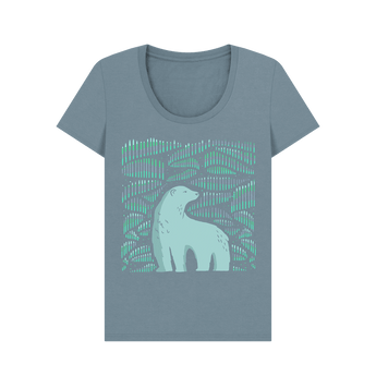 Stone Blue The One with a Polar Bear on T
