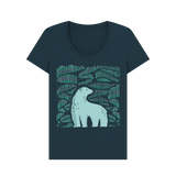 Denim Blue Printed T-shirt Front