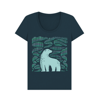 Denim Blue Printed T-shirt Front