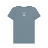 Stone Blue Printed T-shirt Back